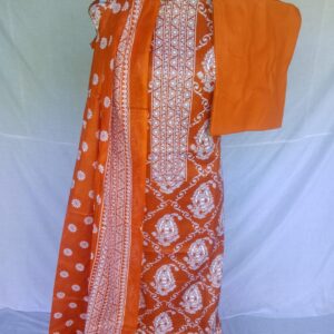 Cotton Print 3-Piece Suit